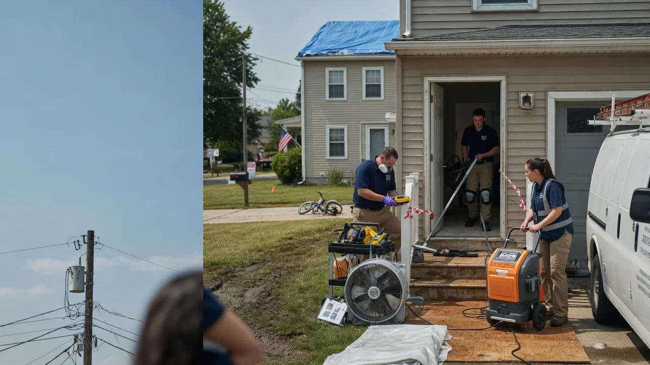 Water Damage Repair in Ostrander, OH near me